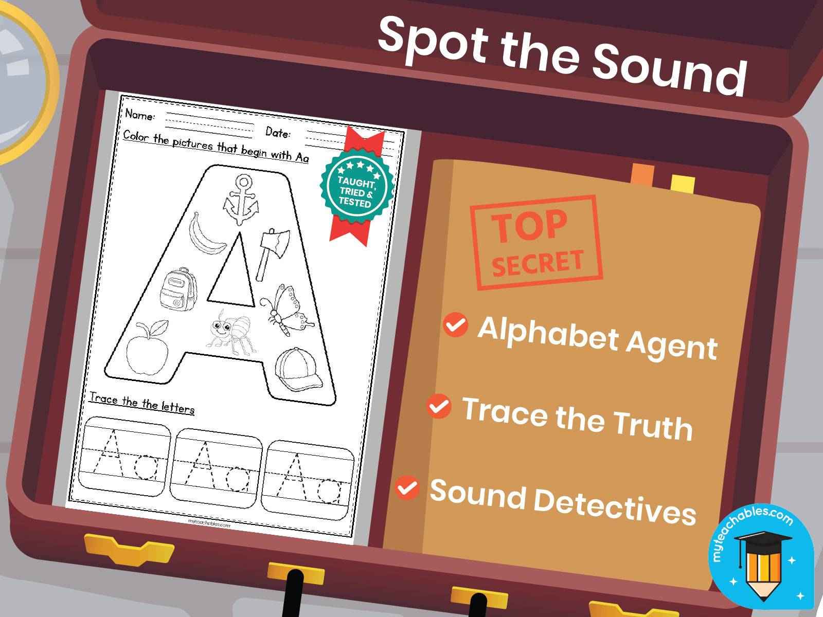 Alphabet Detective Phonics Worksheets | Writing Practice A–Z