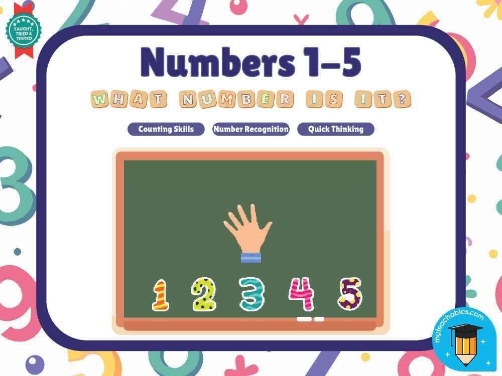 Numbers 1–5 Bundle | Building Early Maths Skills