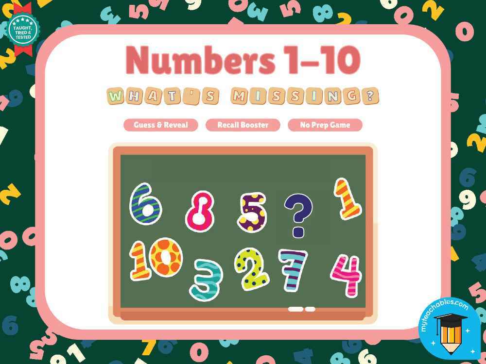 Numbers 1–10 Bundle | Early Math Mastery Foundations