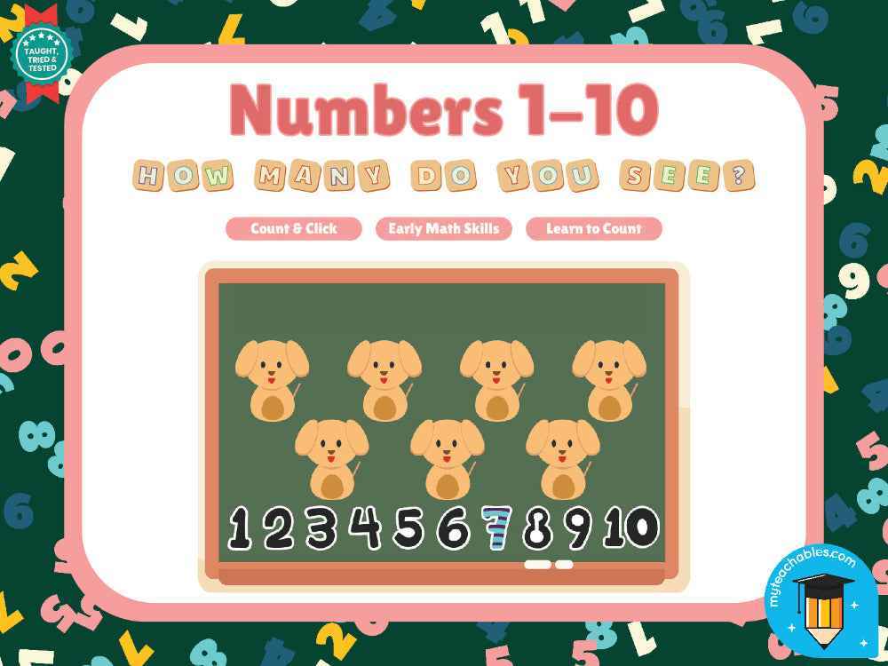 Numbers 1–10 Bundle | Early Math Mastery Foundations