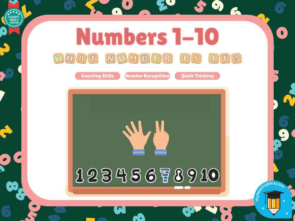 Numbers 1–10 Bundle | Early Math Mastery Foundations