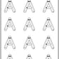 Alphabet Tracing A–Z | Large Print Pen Control Worksheets
