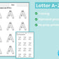 Alphabet Tracing Worksheets | Large Print Pen Control Practice
